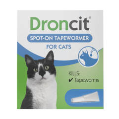 DRONCIT Spot-On Tapewormer for Cats