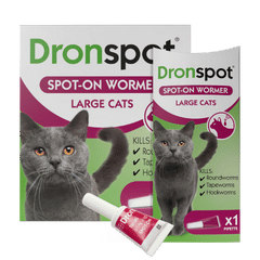 DRONSPOT Spot-On Wormer Large Cat (5-8kg)