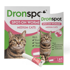 DRONSPOT Spot-On Wormer Medium Cat (2.5-5kg)