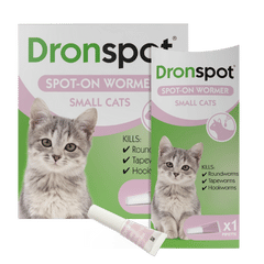 DRONSPOT Spot-On Wormer Small Cat (0.5-2.5kg)